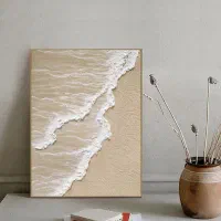 تابلو برجسته طرح دریا|تابلو، نقاشی، عکس|بومهن, |دیوار