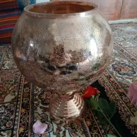 جامی طلایی با گل توش خیلی شیک|گل مصنوعی|بومهن, |دیوار