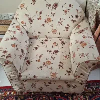 ۲ عدد مبل تک نفره و ۱عدد مبل ۲نفره مناسب برای باغ|مبلمان خانگی و میز عسلی|ابهر, |دیوار