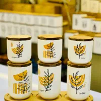 ست بانکه سرامیکی جا ادویه در دو سایز|ظروف نگهدارنده، پلاستیکی، یک‌بارمصرف|سیرجان, |دیوار