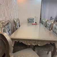 فروش مبل 8 نفره با میز نهار خوری 8 نفره