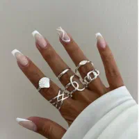 پک انگشتر آبکاری نقره|بدلیجات|اصفهان, نقش جهان|دیوار