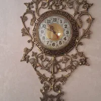 ساعت تمام برنج|ساعت دیواری و تزئینی|ری, دیلمان|دیوار