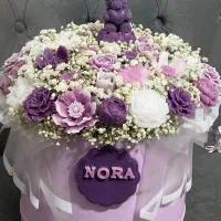 باکس گل ماندگار (باکس نوزادی )باکس خاص|گل مصنوعی|کرمانشاه, |دیوار