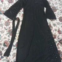 مانتو مشکی مجلسی نو