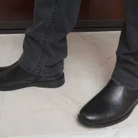 بوت مردانه، چرم طبیعی