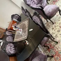 سرویس مبل استیل ۹ نفره و میز ناهار خوری ۸ نفره|مبلمان خانگی و میز عسلی|مشهد, آبکوه|دیوار