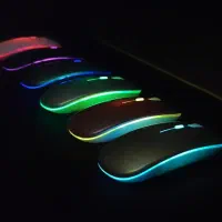 موس شارژی بلوتوث RGB برند Centro Leon