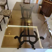 میز ناهارخوری به همراه ۱۰ عدد صندلی چوب گردو