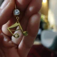 پیرسینگ ناف آویز دار استیل ضد حساسیت