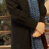 کت مشکی کرپ