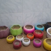 گلدان رنگی