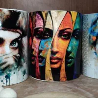 انواع ماگ های زینتی و ساعت و ..|صنایع دستی و سایر لوازم تزئینی|کرمان, |دیوار