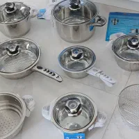 سرویس قابلمه استیل ارشیا آلمانی اکبندمناسب جهیزیه