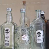 بطری شیشه ای