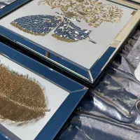 تابلو سه تیکه ایینه ایی لوکس|تابلو، نقاشی، عکس|زاهدان, |دیوار