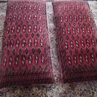 یه جفت پشتی دست بافت قدیمی رویه سنتی