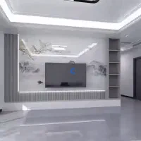 سقف واره کناف/باریسول/ تی وی روم/انواع سقف کناف|خدمات پیشه و مهارت|لردگان, |دیوار