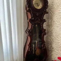 ساعت ایستاده تمام چوب گردو انتیک