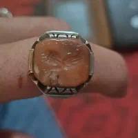 انگشتر کهنه یمنی نشان شیر بالدار به شرط کهنه