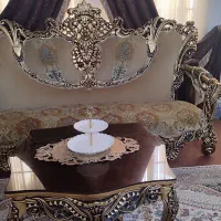 مبل سلطنتی فاخر بامیز ومیزناهارخوری