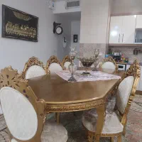 مبل سلطنتی 9 نفره میز نهار خوری 8 نفره|مبلمان خانگی و میز عسلی|دورود, |دیوار