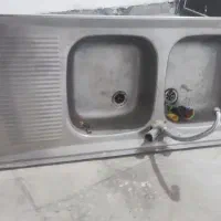 سینک ظرف شویی با شیر الات