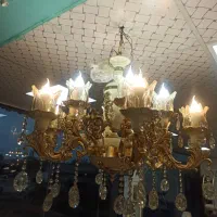 لوستر برنجی آبکاری شده