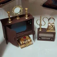 آینه شمعدان برنجی کوچک کلکسیونی|صنایع دستی و سایر لوازم تزئینی|تهران, مطهری|دیوار