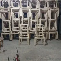 صندلی چوبی چستر پشت بلند|میز و صندلی غذاخوری|قم, نخودی|دیوار