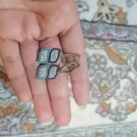 گوشواره و گل گوش نقره