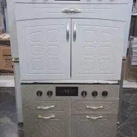 اجاق گاز طرح فر mdf ارج خزر اجاق صفحه شیشه با ضمان|اجاق گاز و لوازم برقی پخت‌وپز|مشهد, طلاب|دیوار