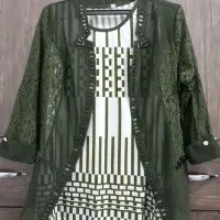 شومیز دوتیکه درحد نو