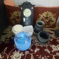 گلدون ساعت قفس