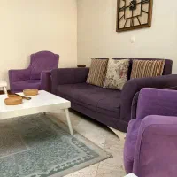 مبلمان نیم ست 5 نفره پارچه ترک با میز وعسلی|مبلمان خانگی و میز عسلی|تهران, شهرک امید|دیوار