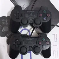 ps2 slim پلی استیشن ۲ دو دسته تمیز