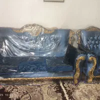 مبل هفت نفره +میز ناهارخوری 4نفره+ویترین|مبلمان خانگی و میز عسلی|اصفهان, دستگرده|دیوار