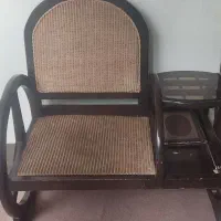 میز تلفن چوبی