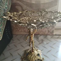 شیرینی خوری برنزی|ظروف سرو و پذیرایی|شبستر, |دیوار