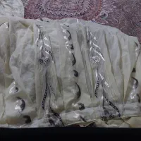 پرده حریر ترک دوتا با زیر پرده