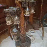بار مشروب چوبی