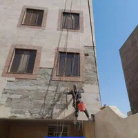 کار در ارتفاع باطناب بدون داربست پیچ رولپلاک|خدمات پیشه و مهارت|همدان, |دیوار