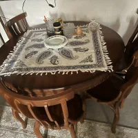 میز ناهارخوری چوبی ۶ نفره