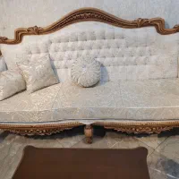 مبل استیل تمام منبت چوب راش و توسکا