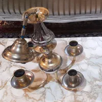 لوستر اتاق خواب چهارشانه برنز یک عدد