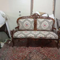 مبل سلطنتی ۹نفره ابر پارچه تعویض شد نو کارگاه مبل|مبلمان خانگی و میز عسلی|تبریز, |دیوار