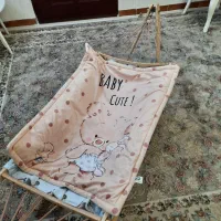 گهواره تاشو به همراه پشه بند ( نی نی لای لای )|اسباب و اثاث بچه|رشت, رشتیان|دیوار