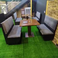 کاناپه مبلی کافه رستوران با میز