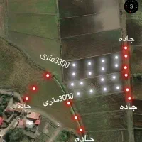 دو‌قطعه زمین به هم چسبیده ۳۰۰۰متری (دریا کاسپین)