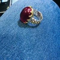 انگشتر نقره یاقوت استار دست ساز|جواهرات|قدس, شهرقدس|دیوار